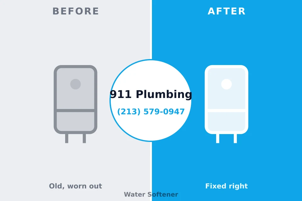 Before and after: plumbing company Caddo Mills, TX
